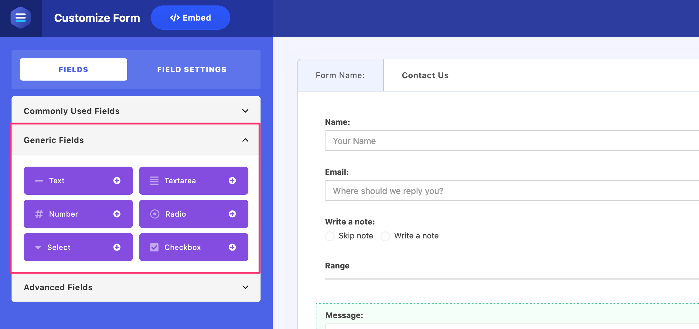 email form generator free